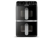 Frytkownice - Philips Ovi Stacked Dual Basket NA461/00 Czarno-srebrny - miniaturka - grafika 1