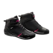 Buty motocyklowe - Buty Motocyklowe Ixon Gambler Damskie Czarny/Fuksjowy37 - miniaturka - grafika 1