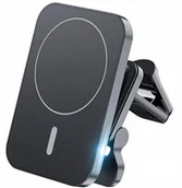 Uchwyty samochodowe do telefonów - ŁADOWARKA INDUKCYJNA MAGSAFE DO IPHONE 15W UCHWYT SAMOCHODOWY NA MAGNES - miniaturka - grafika 1