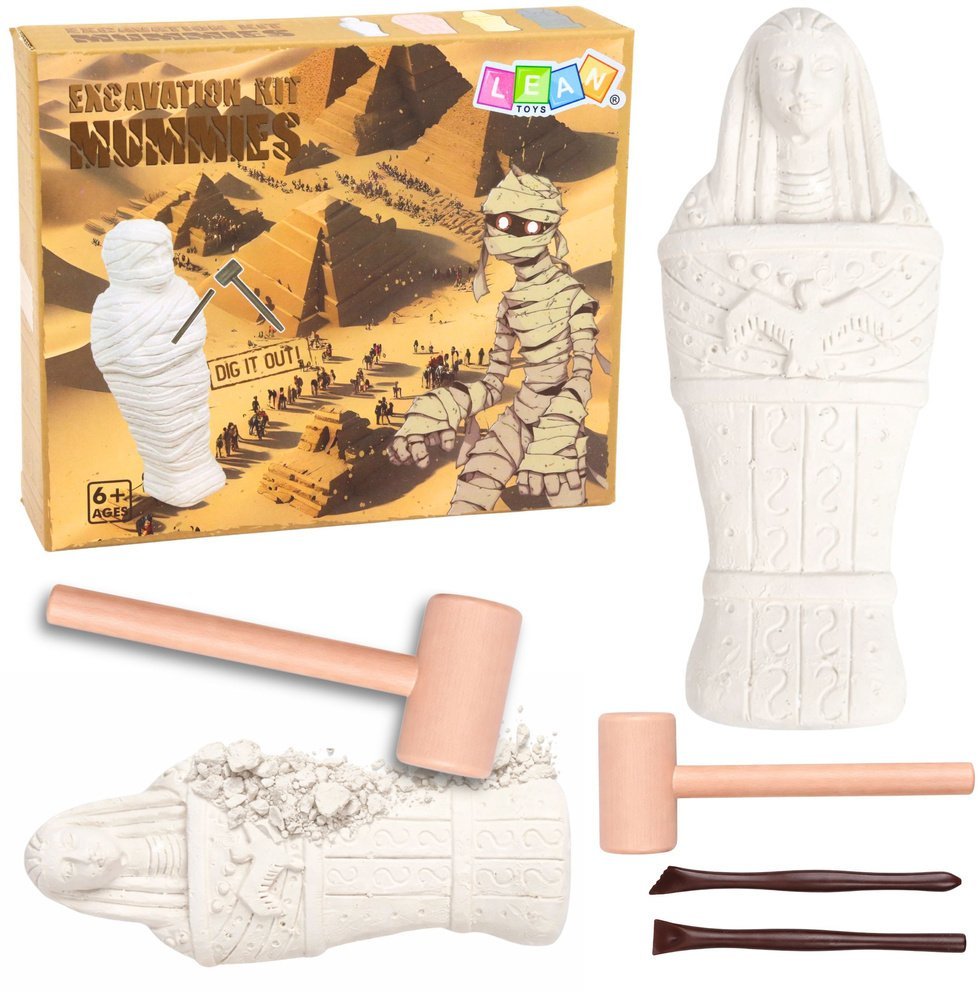 LeanToys Zestaw Archeologiczny Egipskie Starożytne Wykopaliska Figurki