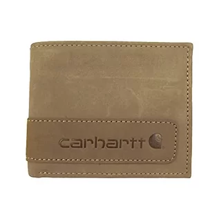 Portfele - Carhartt Two-Tone Billfold Wing Wallet portfel 61-2204BRN, brązowy, 61-2204 - grafika 1