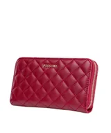 Portfele - Portfel Damski Pikowany Duży Skóra Ekologiczna PUCCINI Bordowy BLP830E 3B - miniaturka - grafika 1