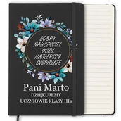 Notesy i bloczki - NOTES 120 STR PERSONALIZOWANY PREZENT DLA NAUCZYCIELA DZIEŃ NAUCZYCIELA WZ - miniaturka - grafika 1