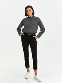 Spodnie damskie - Spodnie damskie czarne - SSP4323CA spodnie długie - TOP SECRET - Odzieżowy sklep internetowy TOP SECRET - miniaturka - grafika 1