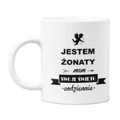 Walentynki - KUBEK NA WALENTYNKI DLA CHŁOPAKA MĘŻA NA PREZENT - miniaturka - grafika 1