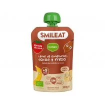 Smileat Mus z ekologicznymi migdałami, kakao i truskawkami po 9 miesiącu 100 g Bio - Desery dla dzieci - miniaturka - grafika 1
