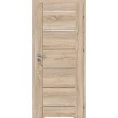 Drzwi wewnętrzne - Drzwi wewnętrzne łazienkowe z podcięciem wentylacyjnym Terso Dąb Sonoma 3D 70 prawe Classen - miniaturka - grafika 1