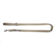 Smycze dla psów - Dingo Smycz Przedłużana Taśma 2,5x120-220 Khaki - miniaturka - grafika 1