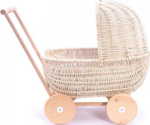 Wnuk Wózek dla lalek Biały Standard/Wzór