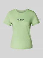 Koszulki i topy damskie - T-shirt o kroju regular fit z czystej bawełny - miniaturka - grafika 1