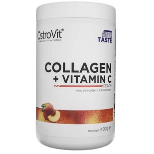 OSTROVIT OstroVit Collagen + Vitamin C 400g - Witaminy i minerały - miniaturka - grafika 1