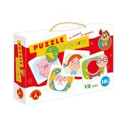 Układanki dla dzieci - Alexander Puzzle Super Buźki, Sówka Mądra Główka GXP-608580 - miniaturka - grafika 1