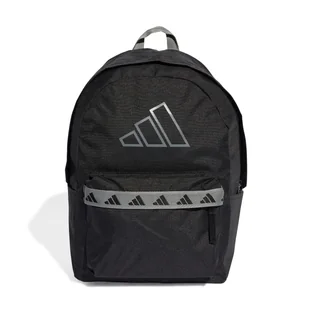 Plecak szkolny ADIDAS CL TAPE BPK JY1058 – Czarny - Plecaki szkolne i tornistry - miniaturka - grafika 1
