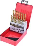 Wiertła - KS TOOLS HSS TiN Zestaw wiertel spiralnych w opak z blachy stalowej, - miniaturka - grafika 1