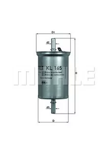 Filtr paliwa Mahle KL 165 - Filtry paliwa - miniaturka - grafika 1