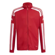 Bluzy dla chłopców - Dziecięca Bluza ADIDAS SQ21 TR JKT Y GP6458 – Czerwony - miniaturka - grafika 1