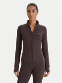 Bluzy damskie - Guess Bluza V6RP15 KD952 Brązowy Slim Fit - miniaturka - grafika 1