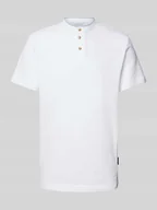 Koszulki męskie - Koszulka polo o kroju regular fit z fakturowanym wzorem - miniaturka - grafika 1