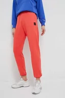 Spodnie damskie - Champion spodnie dresowe kolor pomarańczowy gładkie - miniaturka - grafika 1