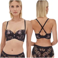 Biustonosze - Biustonosz Alles BOUDOIR 01 P-UP czarny - 65G - miniaturka - grafika 1