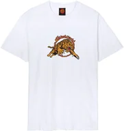 Koszulki męskie - t-shirt SANTA CRUZ SALBA TIGER SIMPLIFED FRONT TEE White - miniaturka - grafika 1