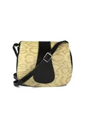 Torebki damskie - Mała czarna listonoszka ze skóry - miniaturka - grafika 1