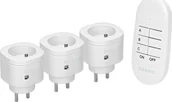 Systemy inteligentnych domów - Orno Zestaw bezprzewodowych mini gniazd sterowanych pilotem 3+1 - miniaturka - grafika 1