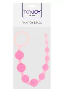 ToyJoy Thai Toy Beads Pink - Koraliki analne, różowe - Kulki analne - miniaturka - grafika 2