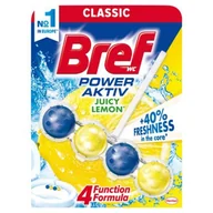 Środki do WC - Bref Power Aktiv Lemon WC zawieszka 50 g - miniaturka - grafika 1