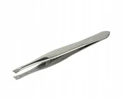 Sztuczne rzęsy i akcesoria - Pęseta Penseta Pinceta Do Rzęs Stalowa Skośna - miniaturka - grafika 1