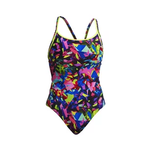FUNKITA Strój kąpielowy damski jednoczęściowy DIAMOND BACK ONE PIECE destroyer - Stroje kąpielowe - miniaturka - grafika 3