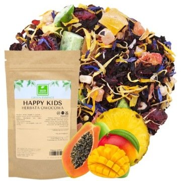 Herbata Owocowa Dla Dzieci herbatka happy kids 50g hibiskus mango papaja