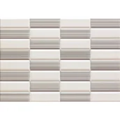 Płytki ceramiczne - Dekor ścienny Kiribati szara STR 25 x 36 gat.1 Tubądzin - miniaturka - grafika 1