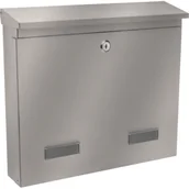 Skrzynki na listy - Skrzynka na listy LARGOS C4 stal nierdzewna - miniaturka - grafika 1