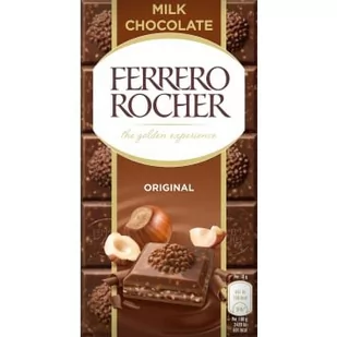Ferrero Rocher Haselnuss - Czekolada mleczna z orzechami 90g FER.CZ.ORI - Czekolada - miniaturka - grafika 1