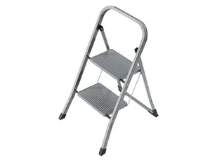 Hailo Drabina dwustopniowa (Srebrny) - Drabiny - miniaturka - grafika 1