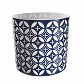 Świeczniki - ŚWIECZNIK PORCELANOWY tealight granatowy - miniaturka - grafika 1