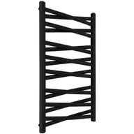 Grzejniki łazienkowe - REGNIS Grzejnik ŁEZKA 3DX 91x54 cm Czarny 446W Roz 50cm 10 Bar - miniaturka - grafika 1