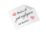 Akcesoria do okularów - Ściereczka do okularów z imieniem na dzień babci - 1 szt. - miniaturka - grafika 1