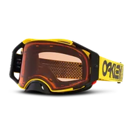 Gogle i okulary motocyklowe - Gogle Cross Oakley Airbrake Moto- Żółty - miniaturka - grafika 1