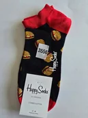 Skarpetki damskie - Kolorowe skarpety Happy Socks stopki unisex rozmiar 41-46 (3556) - miniaturka - grafika 1