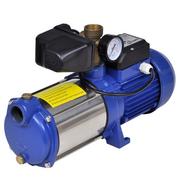 Pompy wodne - vidaXL Pompa strumieniowa z miernikiem 1300 W 5100 L/godz. Niebieska - miniaturka - grafika 1