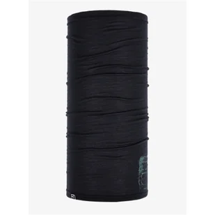 Komin na szyję Ortovox 120 Tec Logo Neckwarmer - black raven - Czapki narciarskie - miniaturka - grafika 1