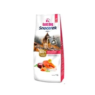 Sucha karma dla psów - Gold Dog Snocerek Adult 15kg Sucha karma dla psa z wołowiną i łososiem - miniaturka - grafika 1