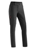 Spodnie sportowe damskie - Maier Sports Spodnie funkcyjne Zipp-Off "Nata" w kolorze antracytowym - miniaturka - grafika 1