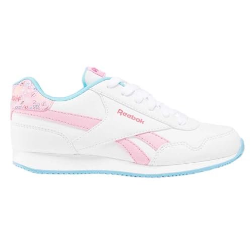 Reebok Royal CL Jog 3.0 buty do biegania, białe/ASTROROSE/DIGITALBLUE, 38 EU, Biały Astrorose Cyfrowy Niebieski, 5 UK