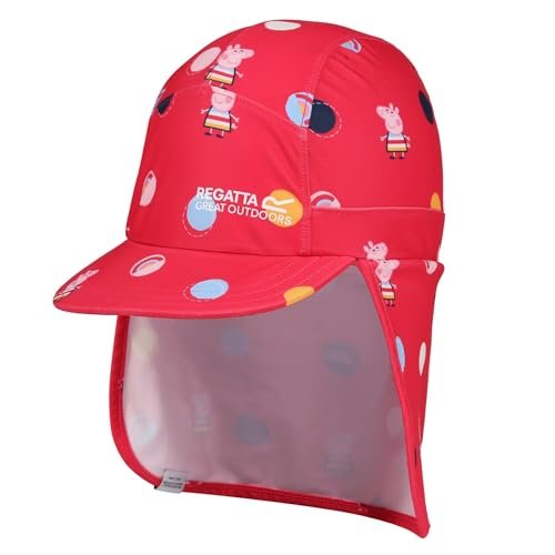 Regatta Unisex dzieci Peppa osłona przeciwsłoneczna czapka BrightBlushPeppa 1-3