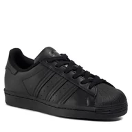 Sneakersy damskie - adidas Buty Superstar J FU7713 Cblack/Cblack/Cblack - miniaturka - grafika 1