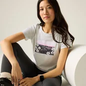 Koszulki i topy damskie - Regatta Koszulka damska Fingal Szary, Rozmiar: 40 - miniaturka - grafika 1