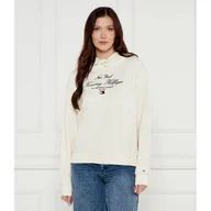 Bluzy damskie - Tommy Hilfiger Bluza Modern Script Graphic Regular Fit - miniaturka - grafika 1